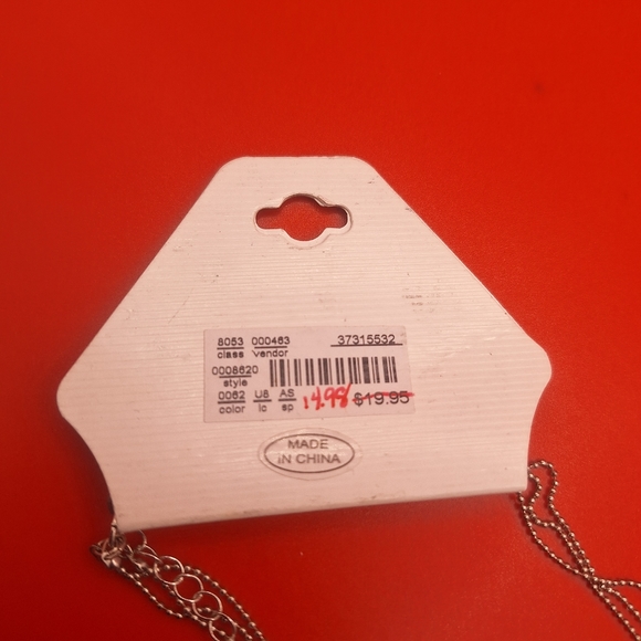 Christopher and Banks 3 three tiered necklace live & love and rhinestone - Picture 9 of 10